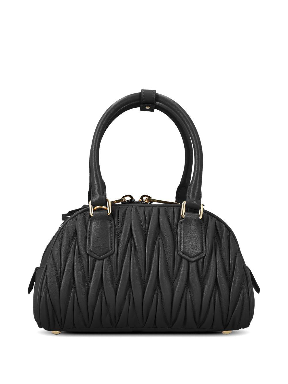 Matelassé leather tote bag 5BB191 V OLO AN88F0002 MIU MIU 