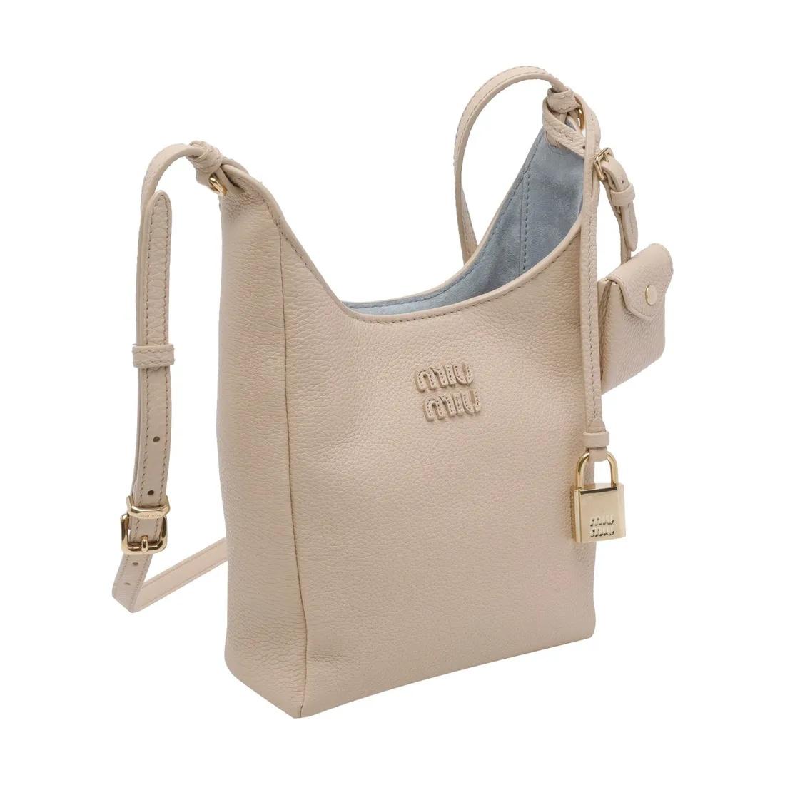 MIU MIU logo bucket bag 5BE099 2IFLF05C2 MIU MIU 