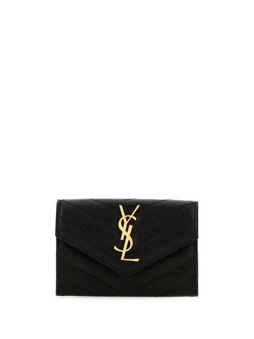 Cassandre Matelassé Small Envelope Wallet 414404 BOW011000 SAINT LAURENT 