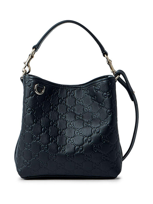 small GG Emblem leather tote bag 815118 AAFDV1000 GUCCI 