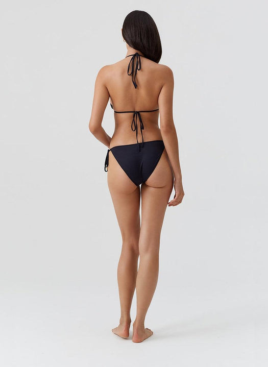 Cancun Black Bikini Bottom CANCUN BTM CORE CR BLK MELISSA ODABASH 