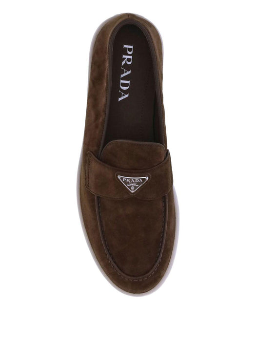 Suede loafers 2DG124 FG001 103F0324 PRADA 