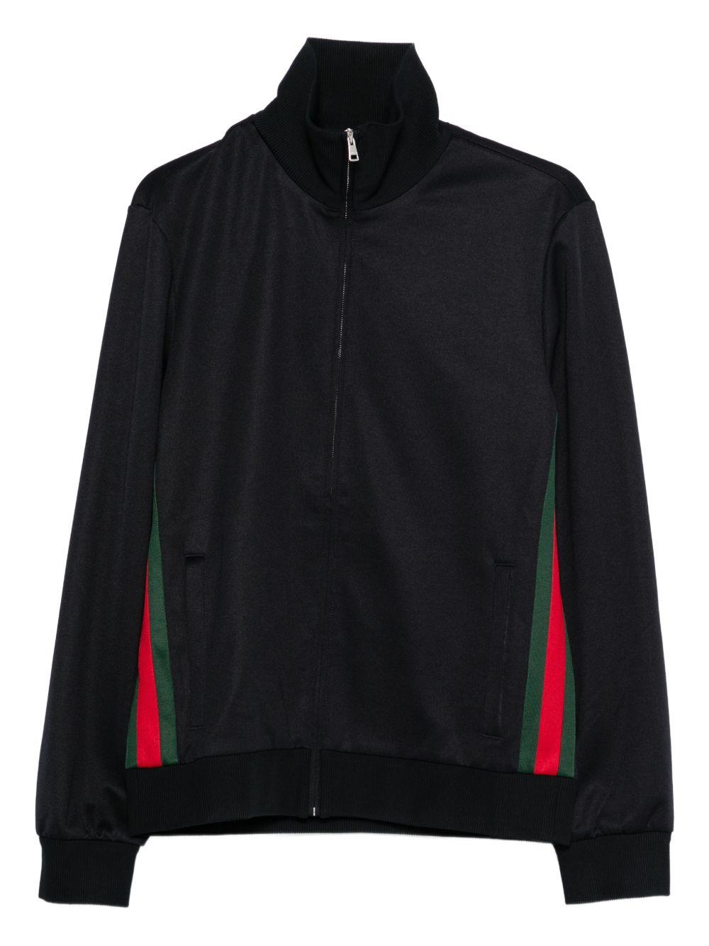 stripe zip-fastening sweatshirt 854676 XJHOO4330 GUCCI 