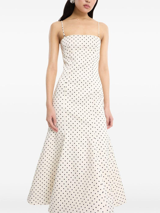Polka dots midi dress 116524803  ROTATE 