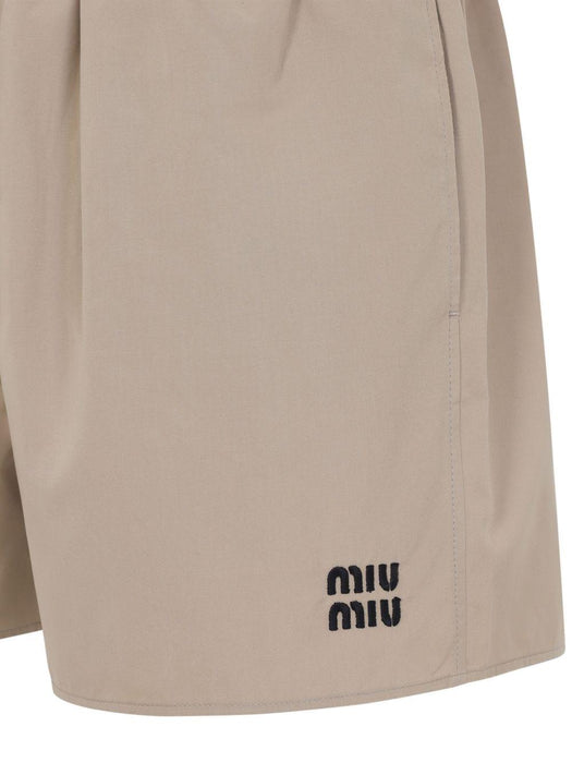 cotton shorts MP1907 S OOO 10RGF0241 MIU MIU 