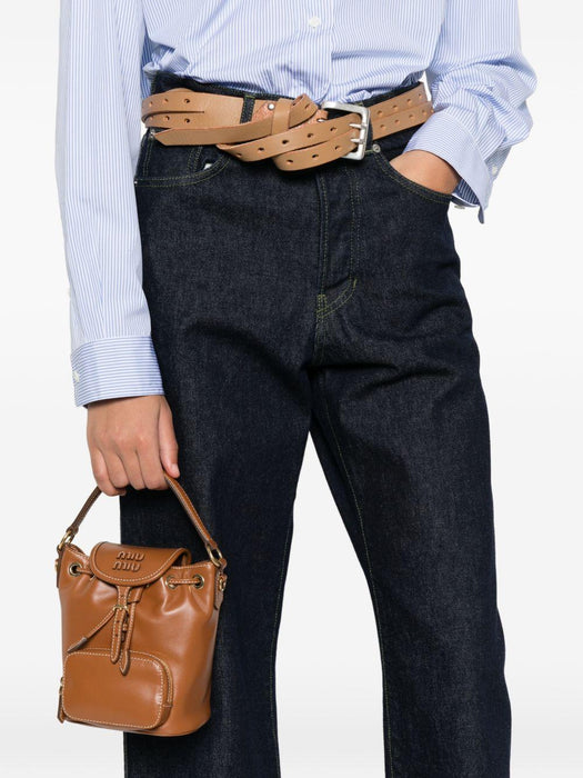 logo flap-top mini bag 5BZ045 V OOM 2CRWF0046 MIU MIU 