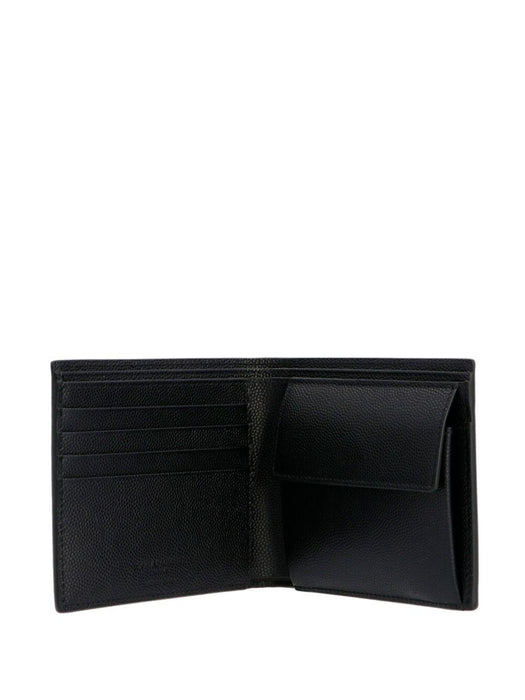 Paris logo-print leather wallet 396303 BTY0N1000 SAINT LAURENT 