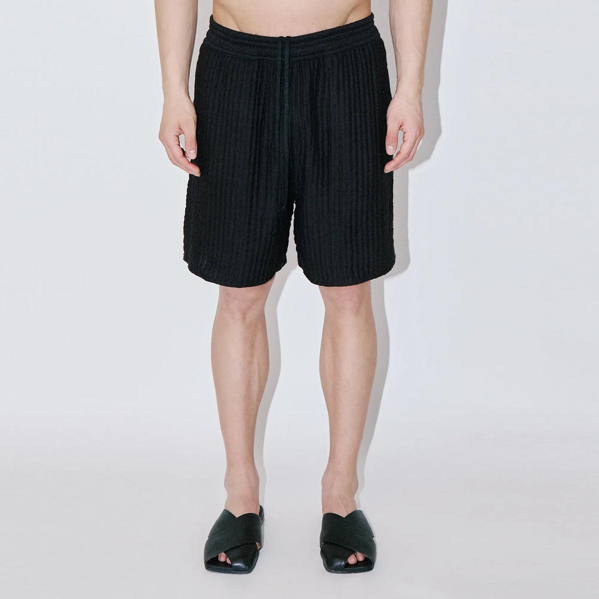 AirCloud Black Cotton Lounge Shorts SMOOTH AIRCLOUDBLACK TRUE TRIBE 