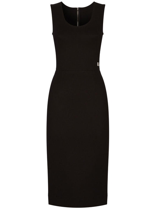 Milano-rib sleeveless midi dress F6ARNT FUGPNN0000 DOLCE & GABBANA 