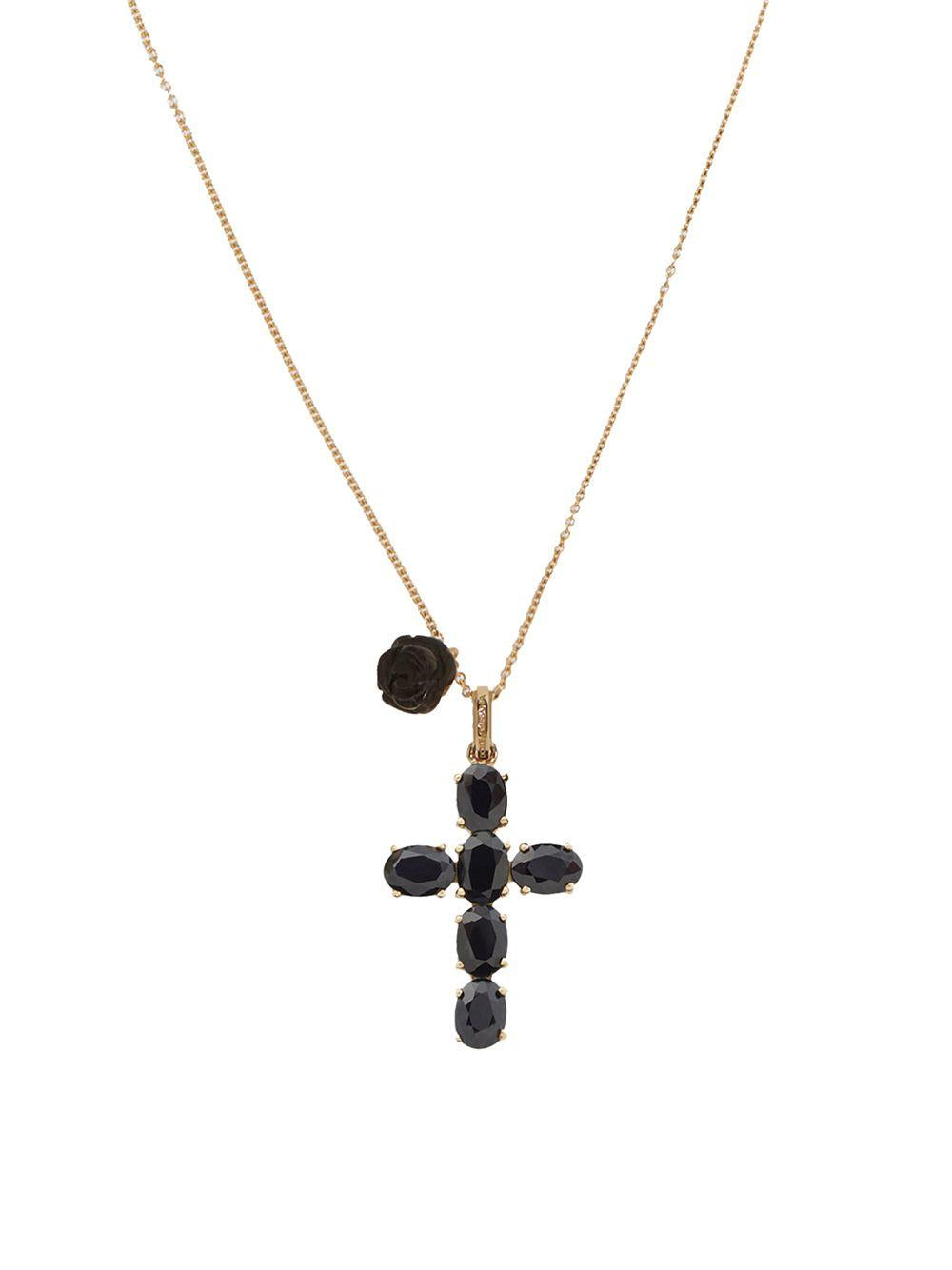 18K yellow gold Sicily sapphire pendant WADC2G W0001ZOO00 DOLCE & GABBANA 