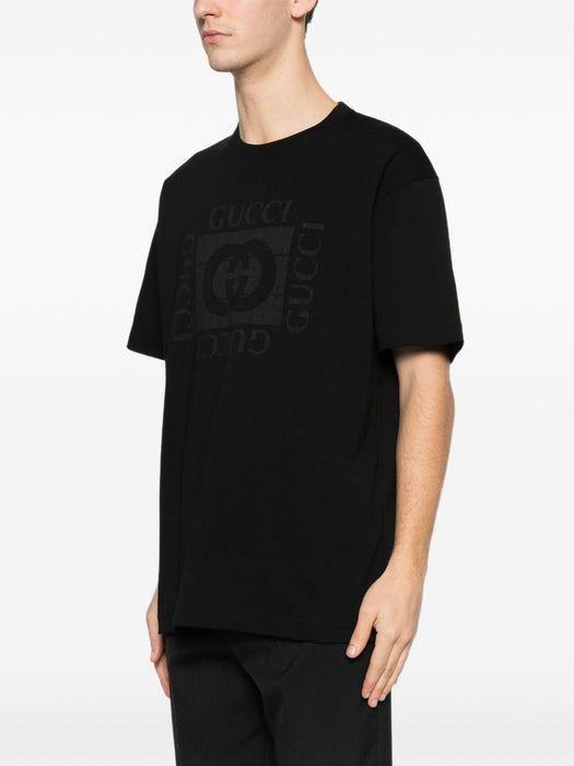logo-print T-shirt 855021 XJHOD1152 GUCCI 