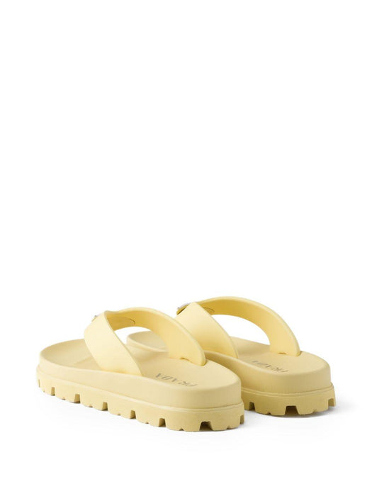 enameled-triangle sandals 1Y420N F 020 3LKKF0901 PRADA 