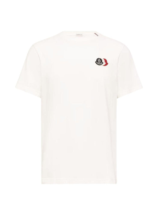 Embroidered Tricolor Logo T-shirt L1-091-8C000-74-89B8Q 034 MONCLER 