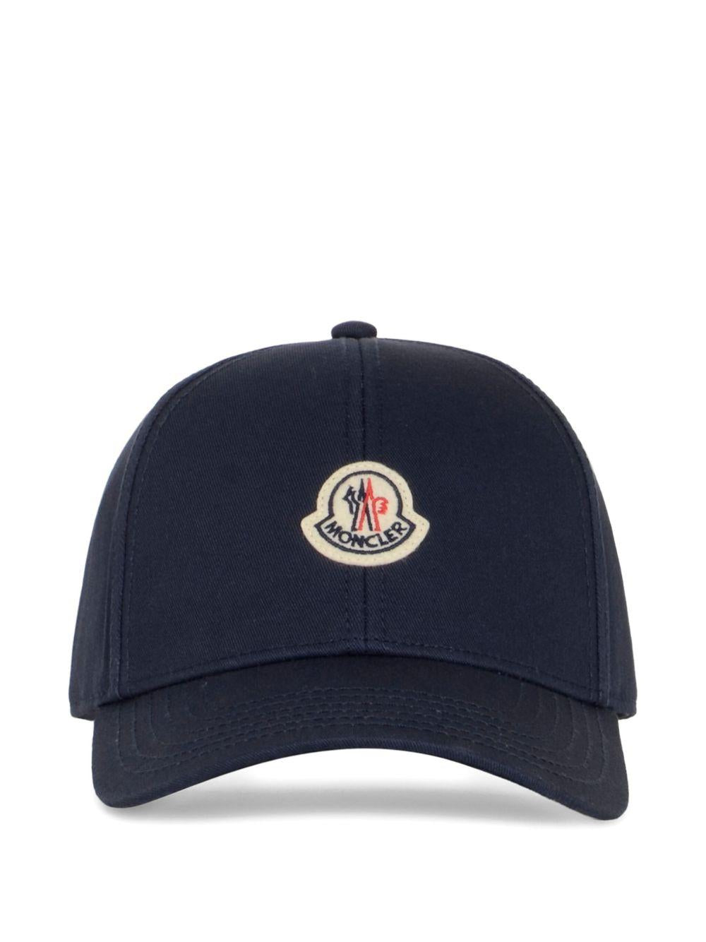 logo-patch cotton-gabardine baseball cap L10913B00048 04863778 MONCLER 