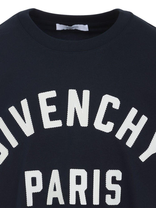 lettering-print T-shirt BM71NK3YRS 411 GIVENCHY 