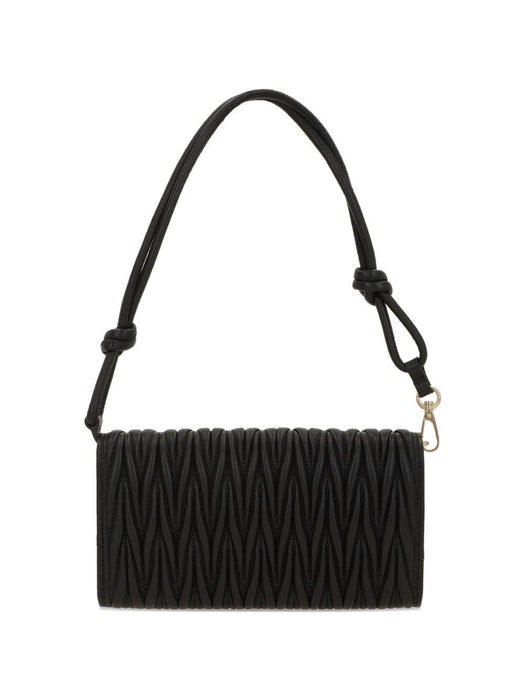 logo-plaque shoulder bag 5MT025 AFPPF0002 MIU MIU 