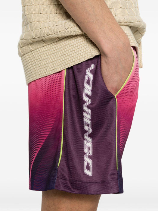 Aubergine gradient shorts M-SS26-JTR-253-01 SPORCHID CASABLANCA 
