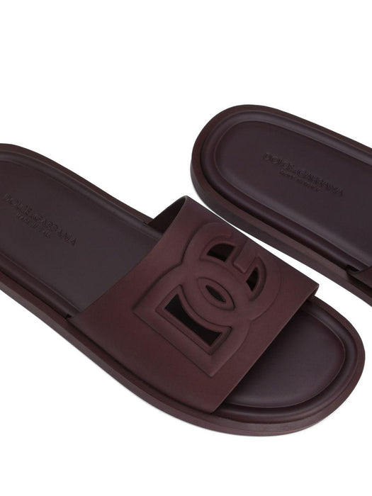 logo-embellished slide sandals CS2215 AN99480308 DOLCE & GABBANA 