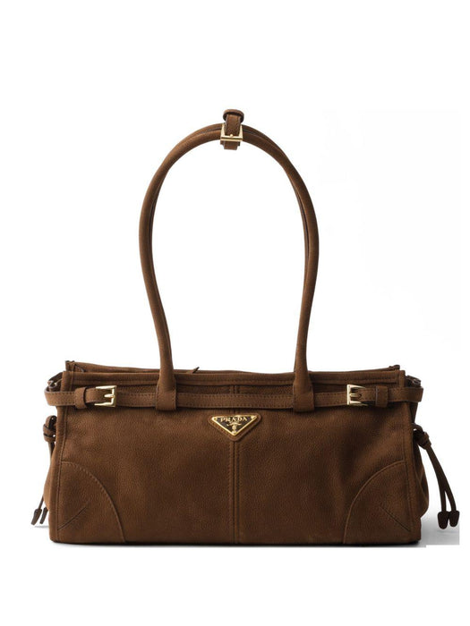 Bonnie medium nubuck leather handbag<BR/><BR/> 1BA426 V MOM 2GB8F0324 PRADA 