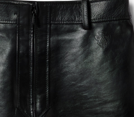 Leather mini skirt 860694 XNA6E1000 GUCCI 