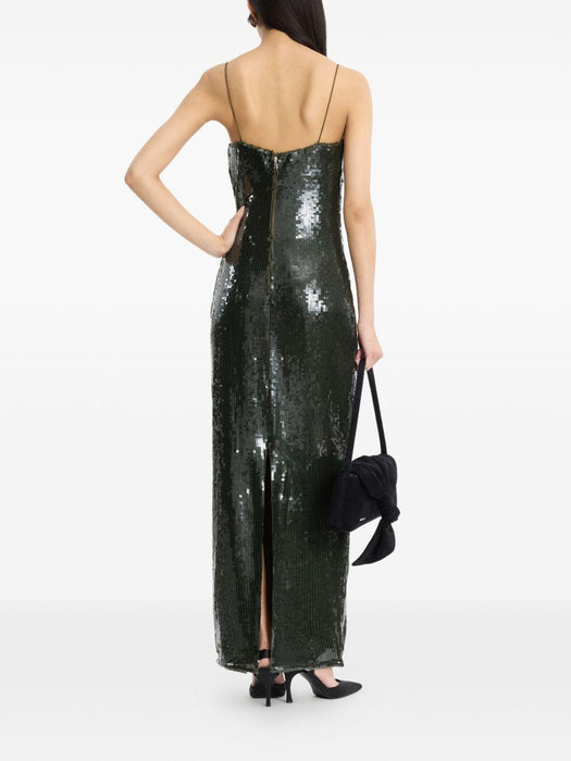 Sequins maxi slip dress 116139265  ROTATE 