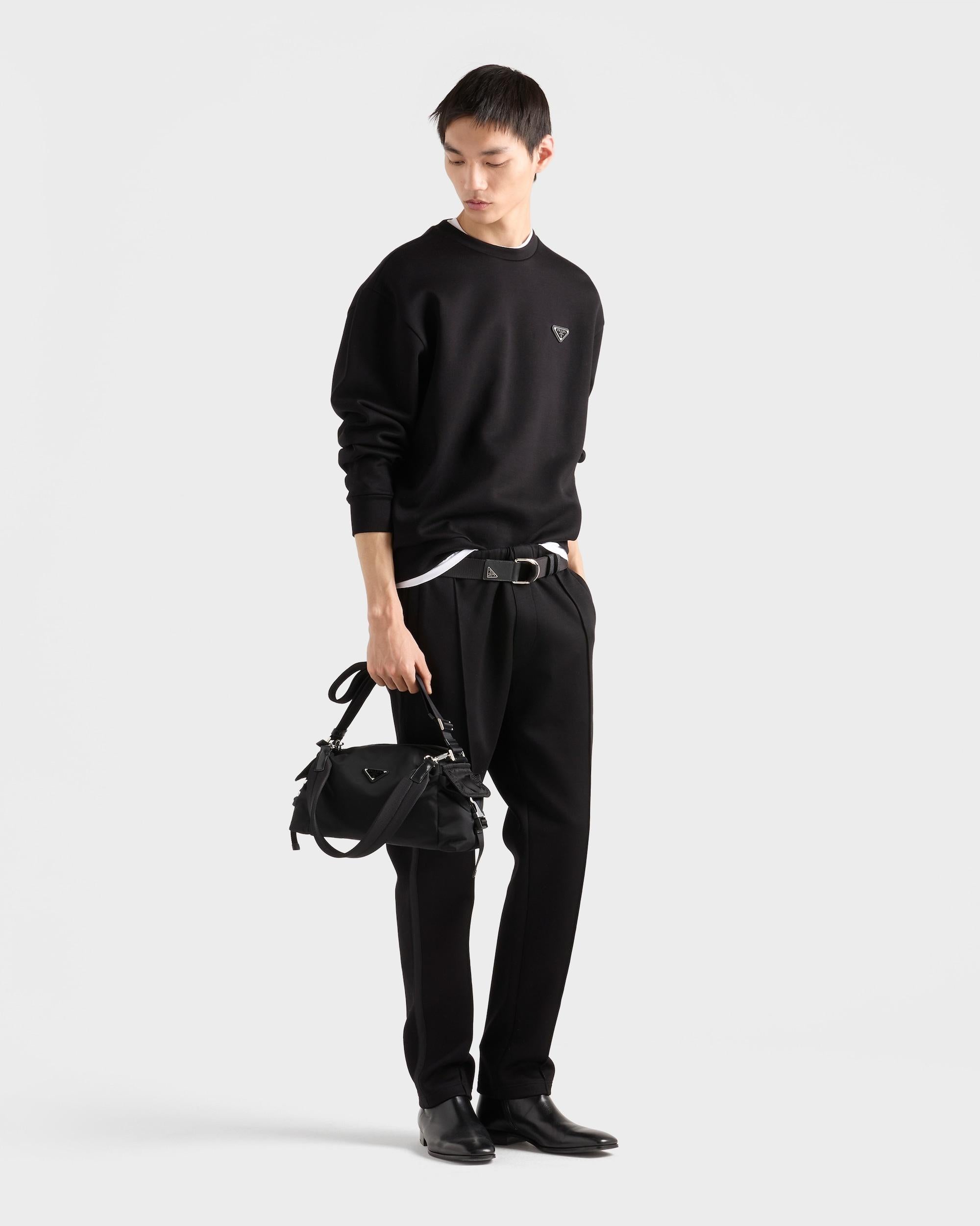 Technical cotton sweatshirt UJL90B SWMO 11OQF0002 PRADA 