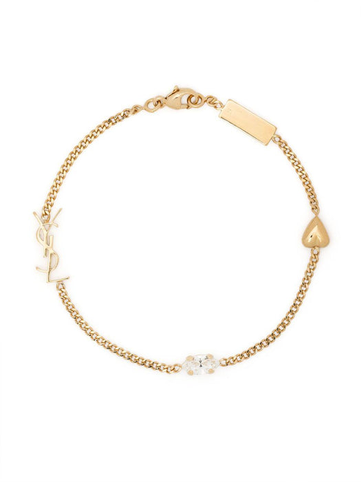 Cassandre heart-charm bracelet<BR/> 701950 Y15269137 SAINT LAURENT 