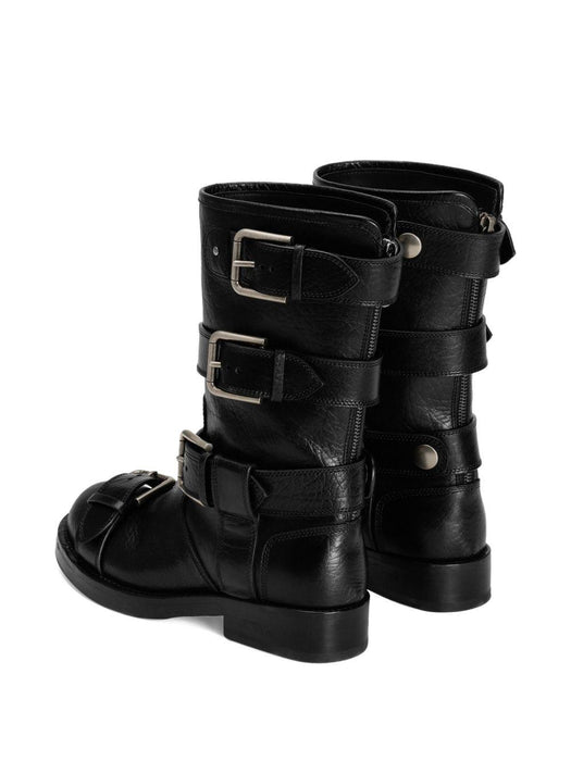 multiple-buckle leather boots CT1106 AW35280999 DOLCE & GABBANA 