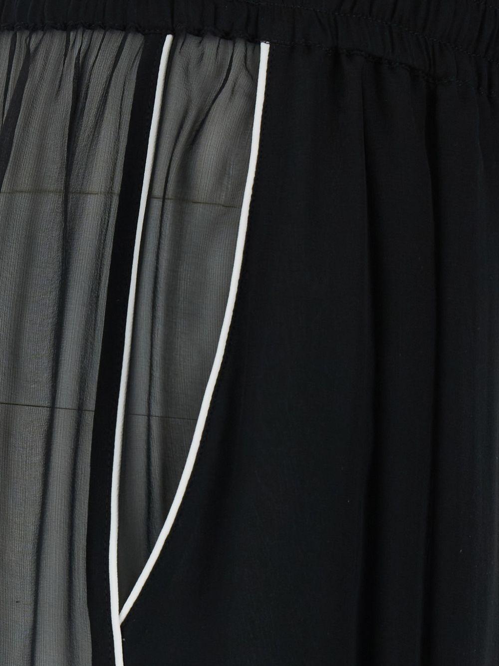 Silk chiffon trousers FTDJET FU1ATN0000 DOLCE & GABBANA 