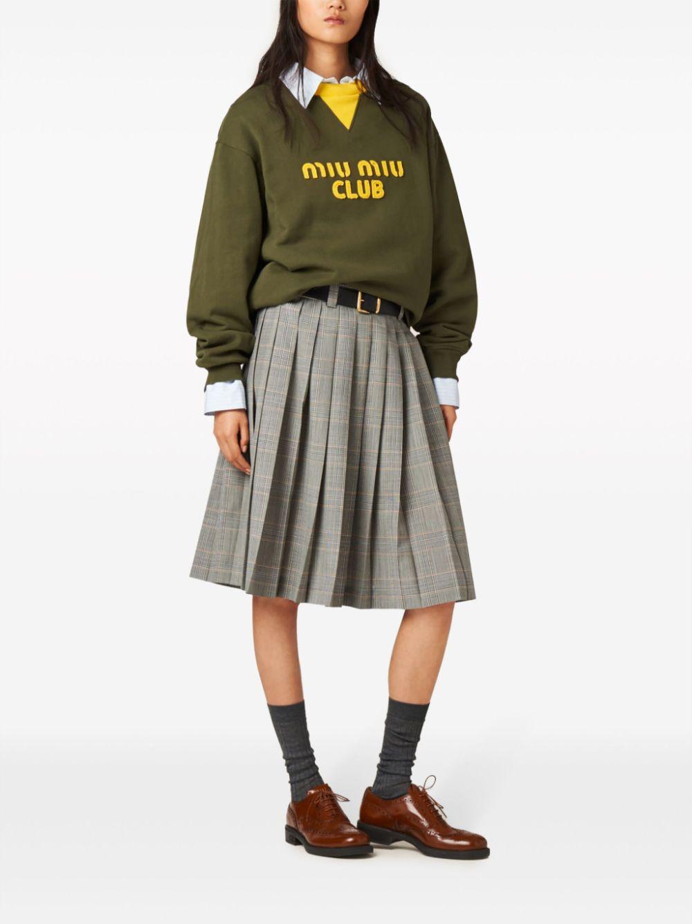MIU MIU TOPS SWEATSHIRT W LOGO MJL906 S 231 12HFF0O4J MIU MIU 