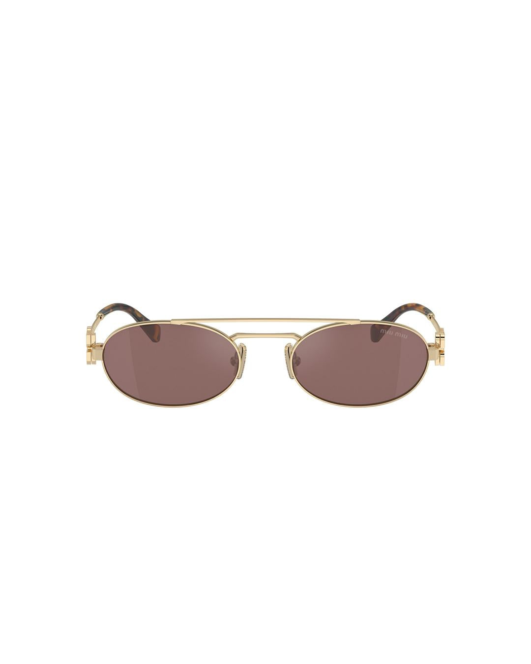 MU 54ZS OVAL-SHAPE SUNGLASSES 400-MU54ZS ZVN70D 53  MIU MIU 