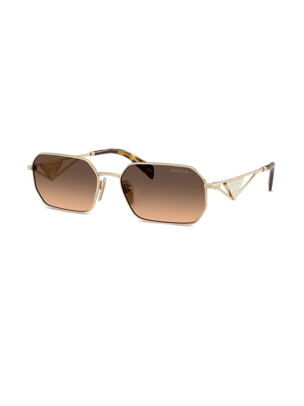 gradient rectangle-shape sunglasses 400-PR A51S ZVN50C 58  PRADA 