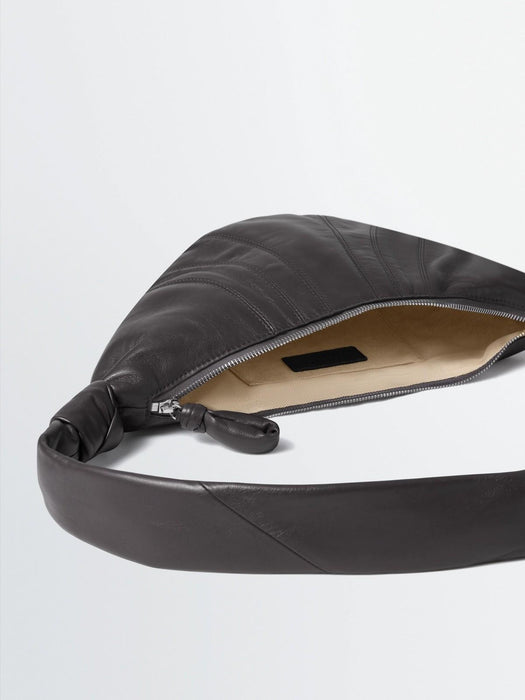 Small Croissant bag BG0003 LL095DARK CHOCOLATE BR490 LEMAIRE 