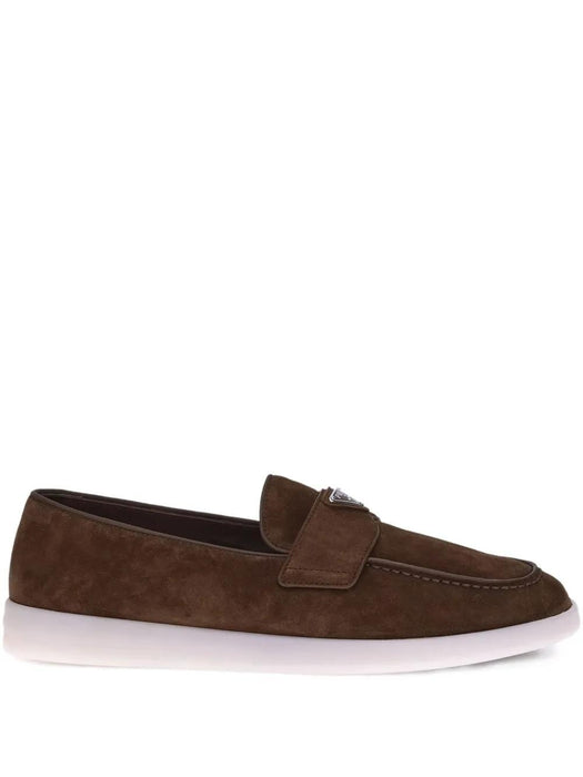 Suede loafers 2DG124 FG001 103F0324 PRADA 