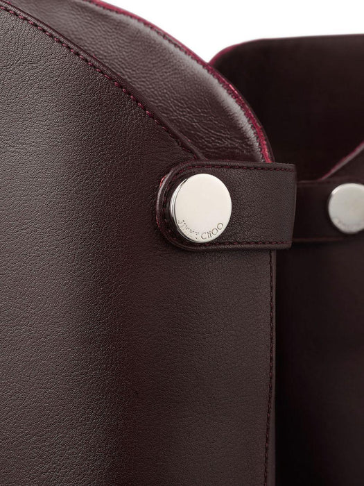 85mm Alizze knee-high boots ALIZZE KB 85 SQM DEEP MERLOT JIMMY CHOO 