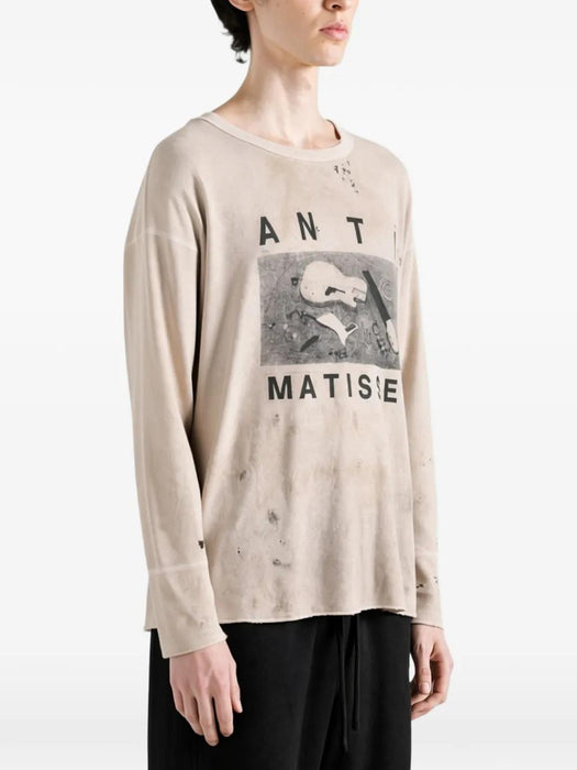 ANTI MATISSE THERMAL LS T-SHIRT 01-0958 AMERICANA BLUE ENFANTS RICHES DÉPRIMÉS 