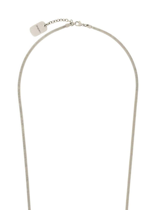 logo-plaque necklace 858902 Y15008142 SAINT LAURENT 