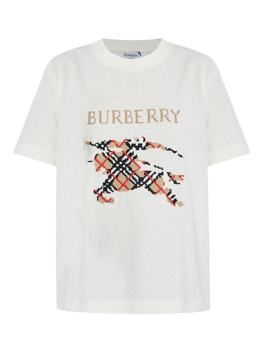 check-motif graphic T-shirt 8110955 B7078 BURBERRY 