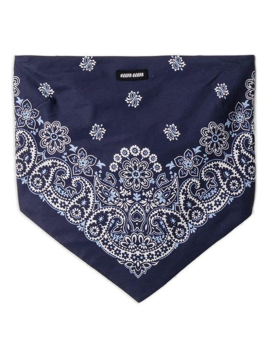 poplin bandana top MT2008 S OOO 17QIF0QV9 MIU MIU 