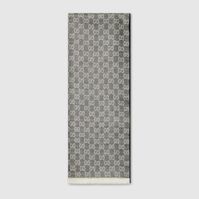 GG wool silk jacquard stole 870543 4GAK31360 GUCCI 