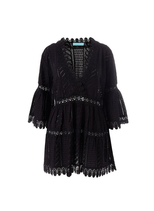 Victoria Black Kaftan VICTORIA CORE BLK MELISSA ODABASH 