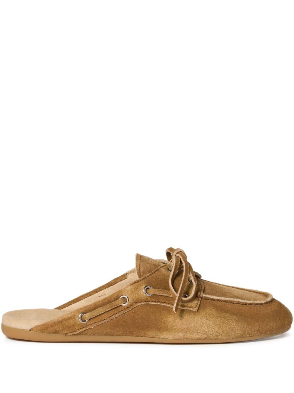 Faded suede mules 5D455E F 005 Z5OF0401 MIU MIU 