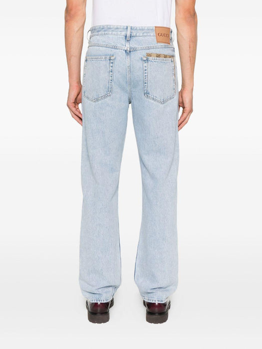 GG canvas insert jeans 835219 XDDCY4452 GUCCI 