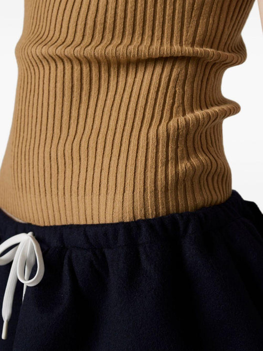 ribbed trimmed polo sweater MMLB74 S OOO 1747F0036 MIU MIU 