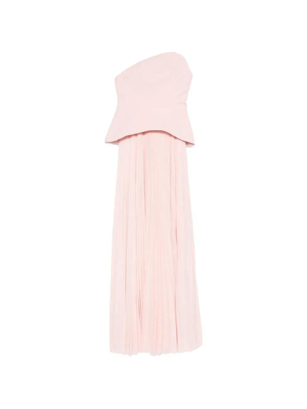 Britt Maxi Dress OS44017 PALE PINK SOLACE LONDON 