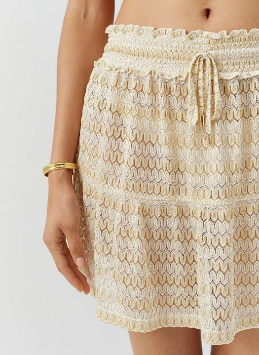 Dune Gold Skirt DUNE CR GOL MELISSA ODABASH 