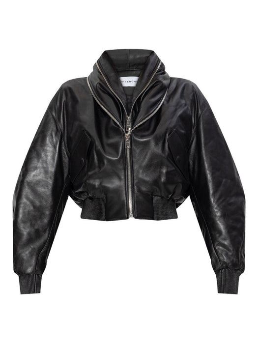 double-zip leather bomber jacket BW00SP61UJ 001 GIVENCHY 