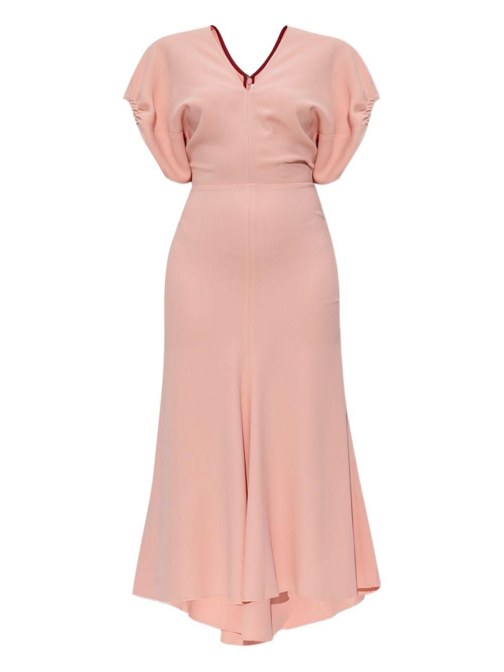 puff-sleeved midi dress 1325WDR006381A 9471 VICTORIA BECKHAM 