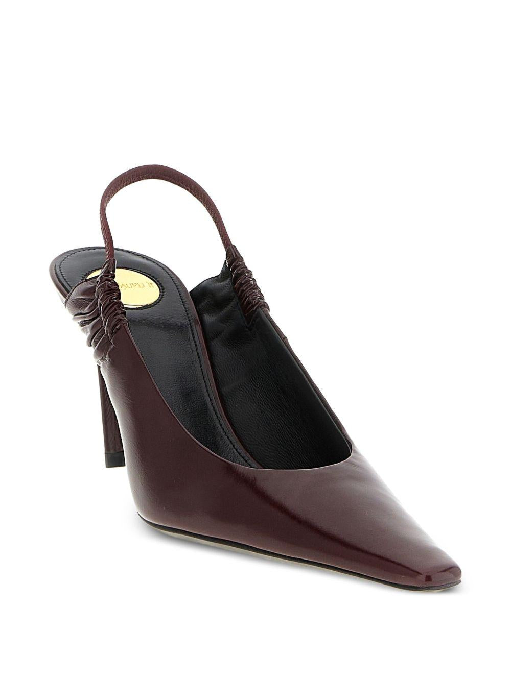 75mm Anne-Marie pointed-toe slingbacks<BR/> 841183 AAEHI6629 SAINT LAURENT 