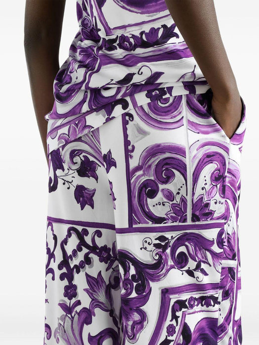 graphic-print trousers FTDBQT FS8C0IP3TN DOLCE & GABBANA 